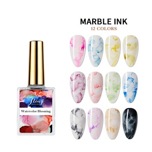 JTING Nueva Tendencia, 12 Colores, Tinta de Mármol con Alcohol para Uñas, Gel UV para Arte de Uñas, Esmalte de Uñas en Gel, Marca Privada OEM, Personalizado y Muestra Gratis - Product Image 1