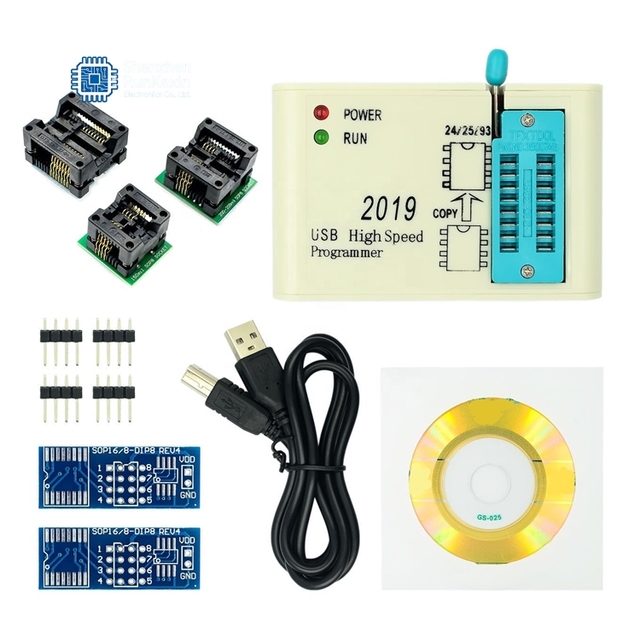 EZP2019 High-Speed SPI Programmer 24/25/93 BIOS 25T80 Burning Electronic Components