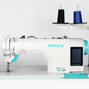 NB-D7 Nanbang marka yeni bilgisayarlı tam otomatik DİKİŞ MAKİNESİ doğrudan Motor dikiş