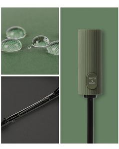 Parapluie noir grand format, drôle et personnalisé, pliable en trois sections, entièrement automatique, avec logo personnalisé, NY - Product Image 4