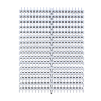 PP/ABS 18cm 20cm 25cm 30cm Grilles de piscine antidérapantes Grille de piscine à débordement en plastique