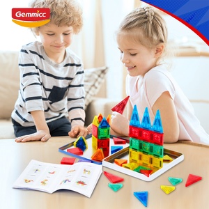 Gemmicc Science <span class=keywords><strong>Kidz</strong></span> Micro formato Mini magnetico scatola di latta portatile stelo da viaggio Set giocattoli scatola di ferro blocchi da costruzione - Product Image 6