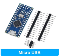 Carte de développement FYX Mini Type-C Micro USB Nano 3.0 Atmega328P avec bootloader CH340 compatible contrôleur Nano