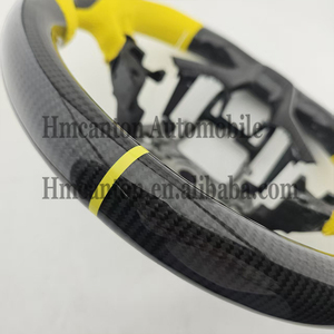 Brand New Yellow Leather Carbon Fiber Grip <b>Steering</b> <b>Wheel</b> <b>for</b> Honda Accord 10th Generation Car <b>Steering</b> <b>Wheel</b> - Product Image 5