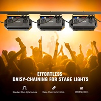 UKING 2 yeux LED Blinder Light 2x100w COB Blinder Audience Par Light pour église, théâtre, mariage, studio
