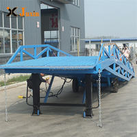 Rampe mobile de chantier 12t pour le chargement de conteneurs, rampe de quai pour camions avec certification CE ISO