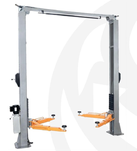 Elevador de coche de suelo transparente de dos postes de liberación Manual de dos lados con CE 4T Elevación de coche 2 columnas Smart Vertical Clear Floor Gantry Car - Product Image 1