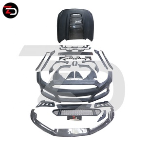Kit de carrocería con guardabarros para <span class=keywords><strong>Mustang</strong></span>, Kit de carrocería con arco lateral para faldas, difusor de capó, cambio a estilo RB V2, 2015-2017, <span class=keywords><strong>precio</strong></span> de fábrica - Product Image 1