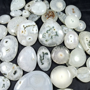 Natural Solar Quartz Cabochon Wholesale Bulk Radha Arts White 25-40mm Various Shapes Designer Diy Art Crafts Loose Gemstone - Product Image 1