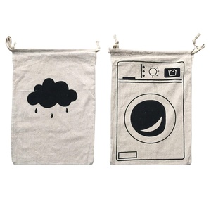 Large Cotton Drawstring <b>Laundry</b> <b>Bag</b> Reusable Canvas <b>Laundry</b> Sack Eco Friendly Storage <b>Bag</b> <b>for</b> <b>Travel</b> Dorm Hotel Customizable - Product Image 1