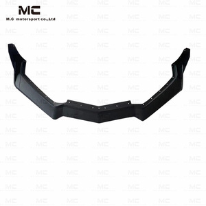 Spoiler Anteriore Nero Lucido in Plastica per <span class=keywords><strong>Corvette</strong></span> C8 - Kit Carrozzeria Modificato - Product Image 4