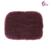 FH # 99j Cheveux humains afro crépus en vrac tressage de cheveux pour Dreadlocks, Loc réparation, Dreadlock Extensions, Twists, Tresses