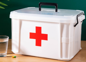 ชุดปฐมพยาบาลทางการแพทย์<span class=keywords><strong>2</strong></span>ชั้น,กล่องยาพลาสติกขนาดใหญ่กล่องเก็บอุปกรณ์เดินทางกล่องปฐมพยาบาลทางการแพทย์ - Product Image 5