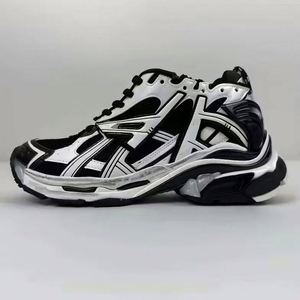 Baskets de sport rétro de luxe avec empeigne en maille respirante et cuir véritable pour printemps, été, hiver, anti-odeur, avec logo et boîte - Product Image 5