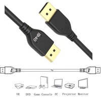 OEM Offre Spéciale dp câble version 2.1 mâle à mâle 40Gbps vitesse 16k 8k 4k HD pour câble de connexion d'ordinateur de jeu.
