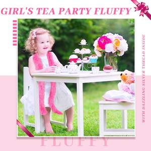 डिलक्स कॉस्टयूम सिलाई कपड़े पंख <span class=keywords><strong>Boas</strong></span> सेट कृत्रिम शराबी बोआ शाल सजावट - Product Image 5