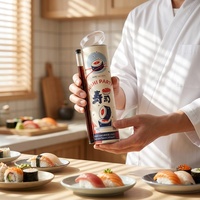 Boîte d'emballage cylindrique push-pop pour rouleaux de sushi, écologique, en papier artisanal de qualité alimentaire, avec revêtement UV et estampage à chaud quadricolore