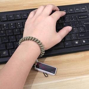 Flexible Spiral Plastic <b>Key</b> Chain Stretchable Wristlet Keyring Elastic Coiled <b>Key</b> Holder for Promotion Gift - Product Image 6