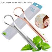 Approbation de dentiste Offre Spéciale nettoyeur de langue en acier inoxydable outil de soin des dents grattoir de langue de nettoyage oral