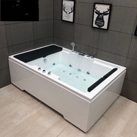 Baignoire de massage à remous autoportante pour intérieur, en acrylique, avec jets d'air, type Jacuzzi, très vendue