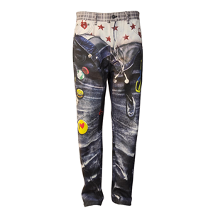 <span class=keywords><strong>Jeans</strong></span> da Uomo a Gamba Dritta in 100% Cotone Stile Vintage Punk |   Stampa Digitale 3D HD Diretta per Artigianato |   Accettiamo modelli personalizzati OEM - Product Image 1