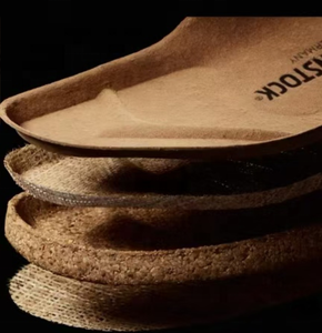 Mules et sabots vintage de luxe B2B en cuir de liège taupe, style été, à large bride, pour dropshipping en gros – Fournisseur Zurich - Product Image 2