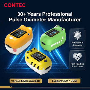 CONTEC CMS50Q1 เครื่องวัดออกซิเจนปลายนิ้วสำหรับเด็กทารก เครื่องวัดออกซิเจนสำหรับทารกแรกเกิด เครื่องวัด SPO2 ตรวจวัดออกซิเจนในเลือด - Product Image 6