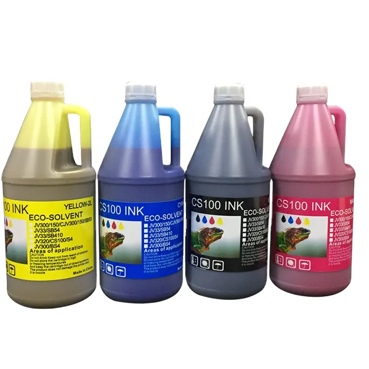 2000ML Flasche ECO Lösungsmittel Tinte für Mimaki CS100 Öko Lösungsmittel Tinte für swj320 Drucker nachfüllen