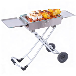 موقد فحم محمول قابل للطي من الفولاذ المقاوم للصدأ عالي الجودة بالجملة، مناسب للشواء في الهواء الطلق - Product Image 5