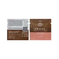 Sachet cosmétique imprimé sur mesure, emballage d'échantillons, pochette pour crème visage et masque, thermoscellable, petite pochette laminée en aluminium