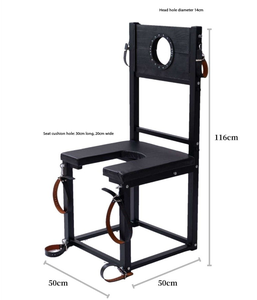 Sedia da allenamento Queen in metallo 2025 per donna, con supporto fisso per legature, accessori per contenimento, per il tempo libero, per esterni, villa, palestra, arredamento - Product Image 2