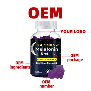 Gummies de mélatonine naturelle pour le sommeil : Contenu personnalisé pour favoriser le sommeil et calmer l'esprit <span class=keywords><strong>sans</strong></span> dépendance aux médicaments - Product Image 3