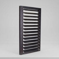 Volets de façade en aluminium à lamelles plates, design moderne, écologiques, résistants aux intempéries, revêtement poudré pour usage hôtelier