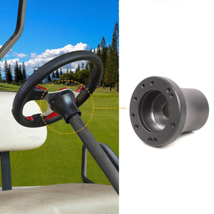 Adaptateur de base de volant pour voiturette de golf YAMAHA, connecteur en aluminium noir et argent QR027 - Product Image 3