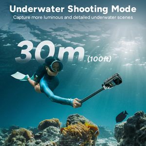 Cámara de Bolsillo Impermeable C300 4K HD + Estabilización de 6 Ejes, Pantalla Táctil Dual de 3800 mAh para Deportes de Acción, Vlogging y Transmisiones en Vivo - Product Image 5