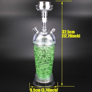 Hookah portátil de viaje, chicha, lectronique, <span class=keywords><strong>wookah</strong></span>, shisha, coche, taza, sheesha, portátil, con luz led, venta al por mayor - Product Image 3