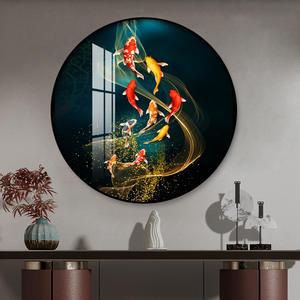 <span class=keywords><strong>Moda</strong></span> <span class=keywords><strong>arte</strong></span> <span class=keywords><strong>della</strong></span> parete animale astratto pesce per la decorazione <span class=keywords><strong>della</strong></span> casa pittura di porcellana di cristallo diamante - Product Image 3