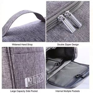 Waterproof Hook up <b>for</b> Women Cosmetic Bag Travel Organizer <b>Men</b> Makeup Bag Make up Case Bathroom Toiletry <b>Pouch</b> - Product Image 3