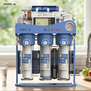 Sistema de Ósmosis Inversa (RO) OEM/ODM de 600 GPD, 8 Etapas, Alcalino, sin Tanque, con Filtro de <span class=keywords><strong>Agua</strong></span> Mineral, Purificador de <span class=keywords><strong>Agua</strong></span> para Fregadero, Monitor de TDS - Product Image 1