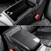 Accessoires intérieurs en ABS avec finition en fibre de carbone pour Audi A4 S4 RS4 S5 B9 A5 RS5 F5 berline Allroad Avant Cabriolet 2016-2025