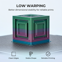 Filament PLA Tricolore Personnalisé avec Logo, 1,75 mm, 1 kg, Matière 100% Vierge, Dégradé Arc-en-ciel pour Imprimante 3D, Sans Filamentage, Lisse et Brillant