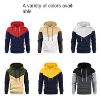 Pull-over unisexe en velours chaud à coupe classique pour l'automne et l'hiver, à manches longues, avec blocs de couleur, broderie cœur et perles, ODM