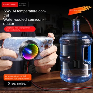 55W phát sóng trực tiếp-chuyên dụng im lặng làm mát bằng chất lỏng bằng thép không gỉ điện thoại di động tản nhiệt làm mát bằng nước bán dẫn làm lạnh - Product Image 2