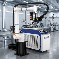 Bras robotisé de soudage au laser, robot collaboratif de soudage industriel