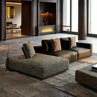 Style assorti libre de conception de l'hôtel de sofa en cuir véritable de la meilleure qualité contemporain