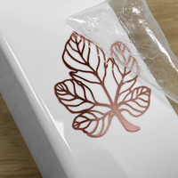 Autocollant mince d'électroforme de transfert d'étiquette de logo en métal UV métallique fait sur commande de nickel pour la bouteille de parfum