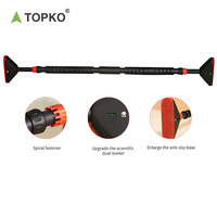 TOPKO Home Gym Bars de gymnastique portables Barre de chinage de porte Barre de traction réglable