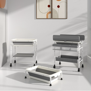 <span class=keywords><strong>Baignoire</strong></span> <span class=keywords><strong>pliable</strong></span> pour bébé en plastique multifonctionnelle, <span class=keywords><strong>table</strong></span> de soins pour nouveau-nés jusqu'<span class=keywords><strong>à</strong></span> 5 ans, <span class=keywords><strong>table</strong></span> <span class=keywords><strong>à</strong></span> <span class=keywords><strong>langer</strong></span>, siège de lit, support inclinable - Product Image 5
