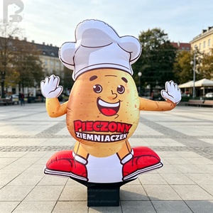 Pomme de terre gonflable géante personnalisée avec logo et bras agitant pour restaurant de restauration rapide, entreprise de traiteur, marché agricole, ou magasin en bord de route - Product Image 2