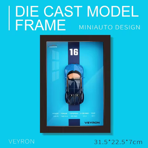 EPT 1: 32กล่อง3D สีติดผนังสเตอริโอสำหรับรถยนต์ของสะสมของขวัญของตกแต่งบ้านกรอบรูปจำลอง - Product Image 3